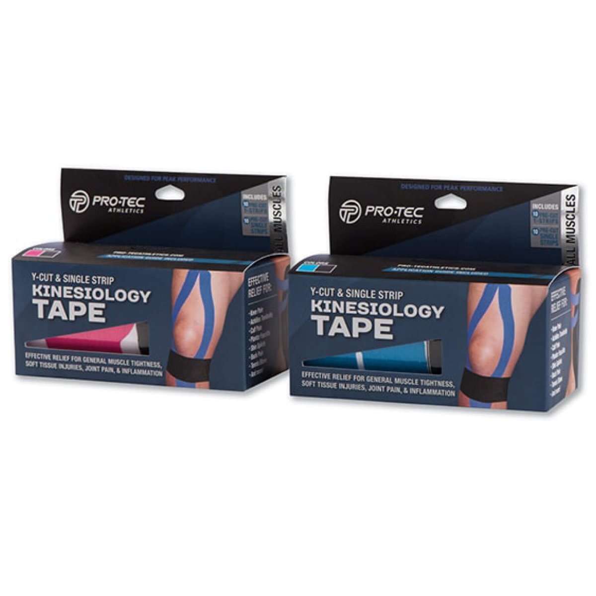 PTKines-BB Kinesiology Tape - Y & I Cut Strips