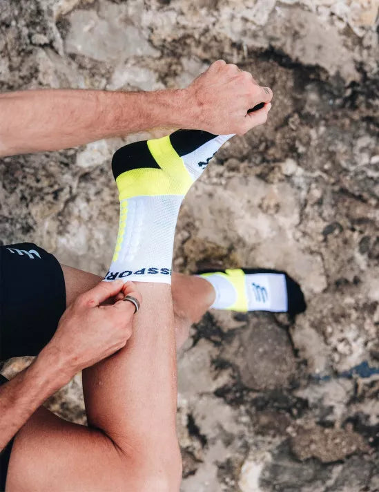 Ultra Trail Sock V2.0 WHITE/SAFE YELLOW